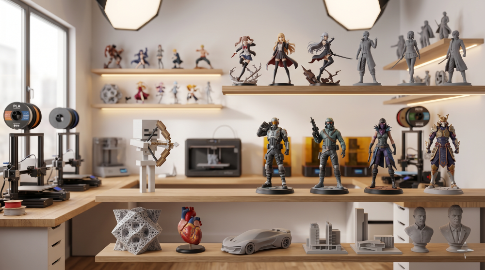 عمل مجسمات 3d